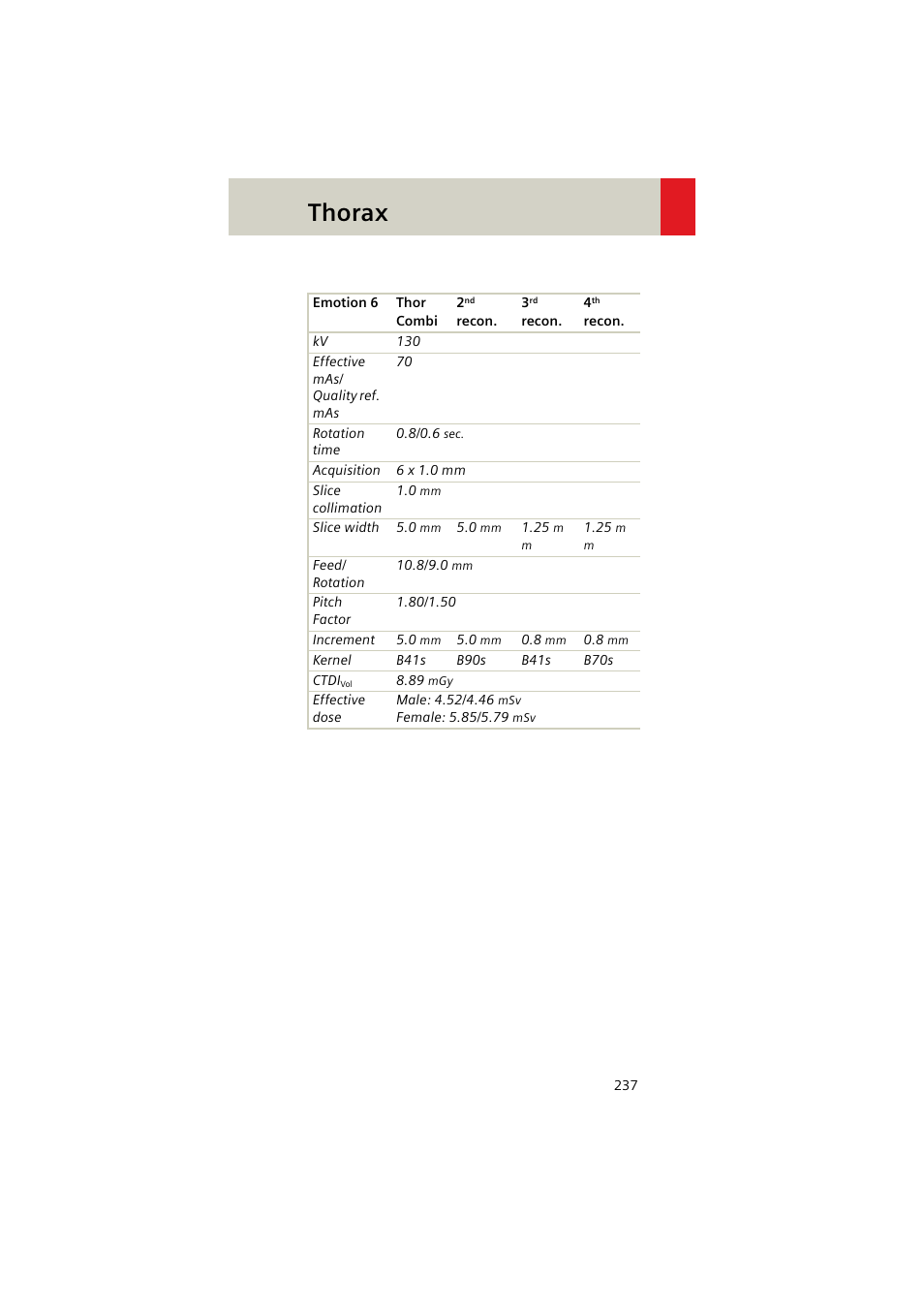 Thorax | Siemens EMOTION 16-Jun User Manual | Page 237 / 590