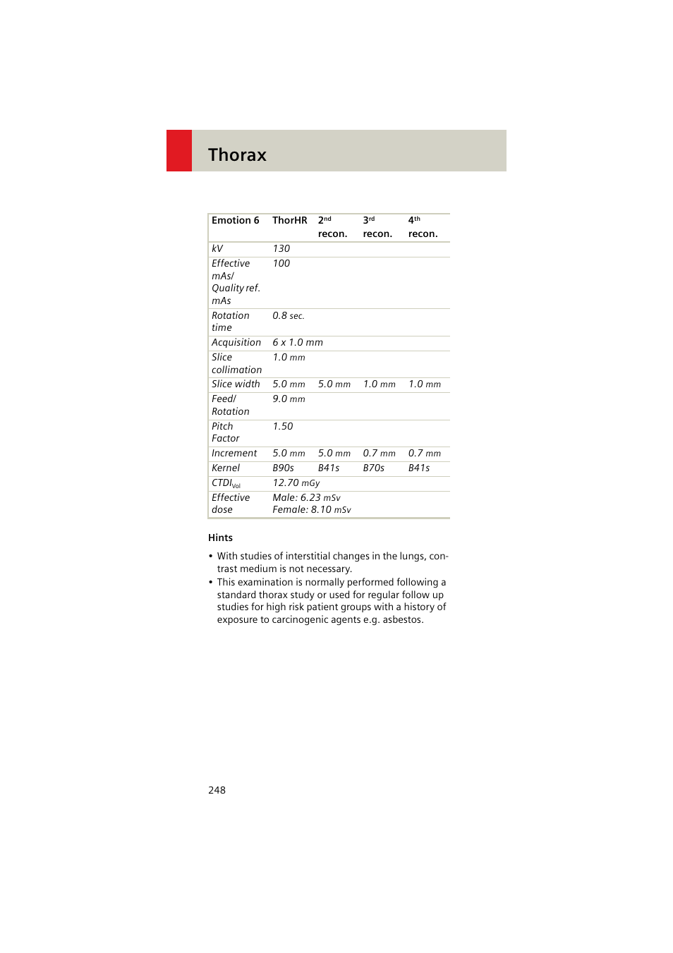 Thorax | Siemens EMOTION 16-Jun User Manual | Page 248 / 590