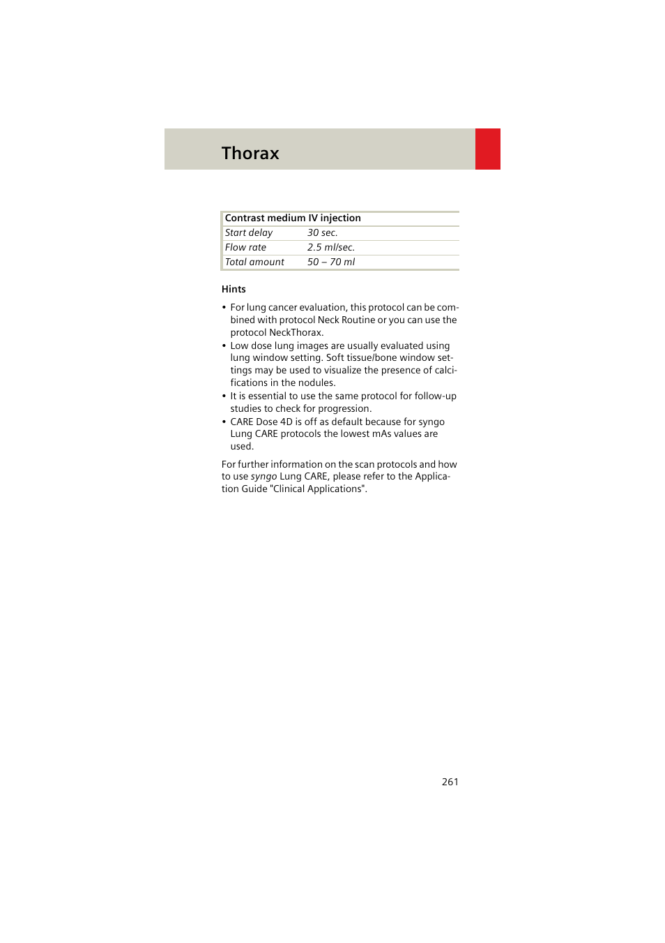 Thorax | Siemens EMOTION 16-Jun User Manual | Page 261 / 590