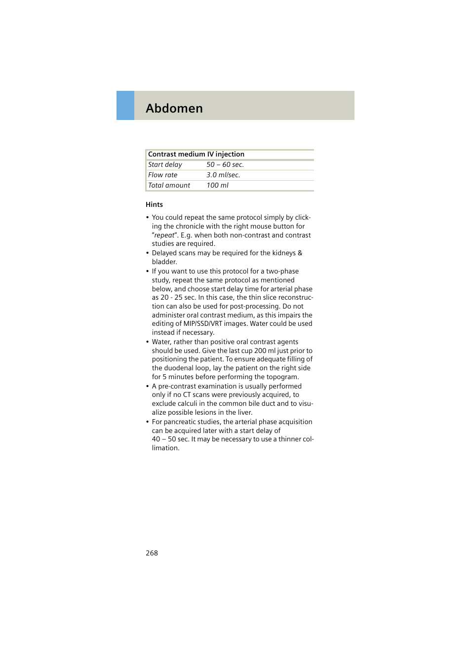 Abdomen | Siemens EMOTION 16-Jun User Manual | Page 268 / 590