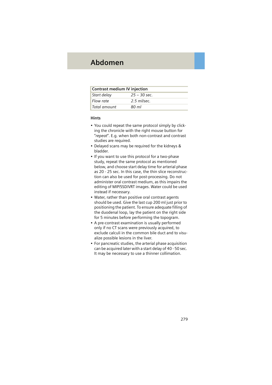 Abdomen | Siemens EMOTION 16-Jun User Manual | Page 279 / 590