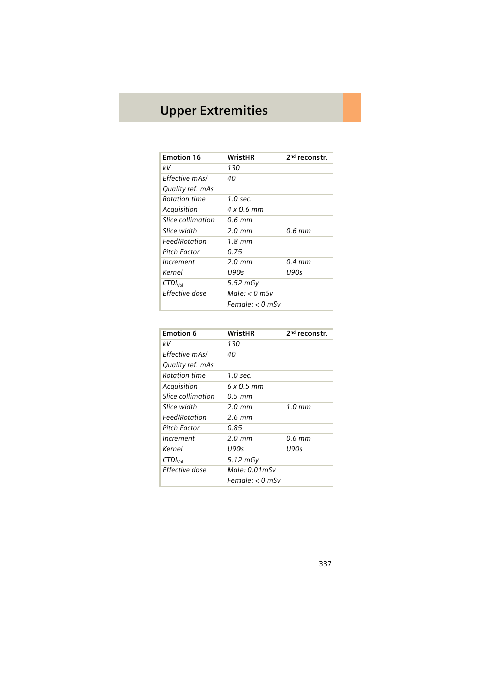 Upper extremities | Siemens EMOTION 16-Jun User Manual | Page 337 / 590