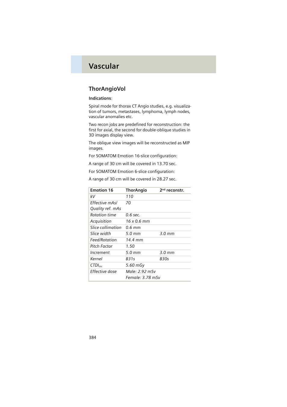 Thorangiovol, Thorangiovol 384, Vascular | Siemens EMOTION 16-Jun User Manual | Page 384 / 590