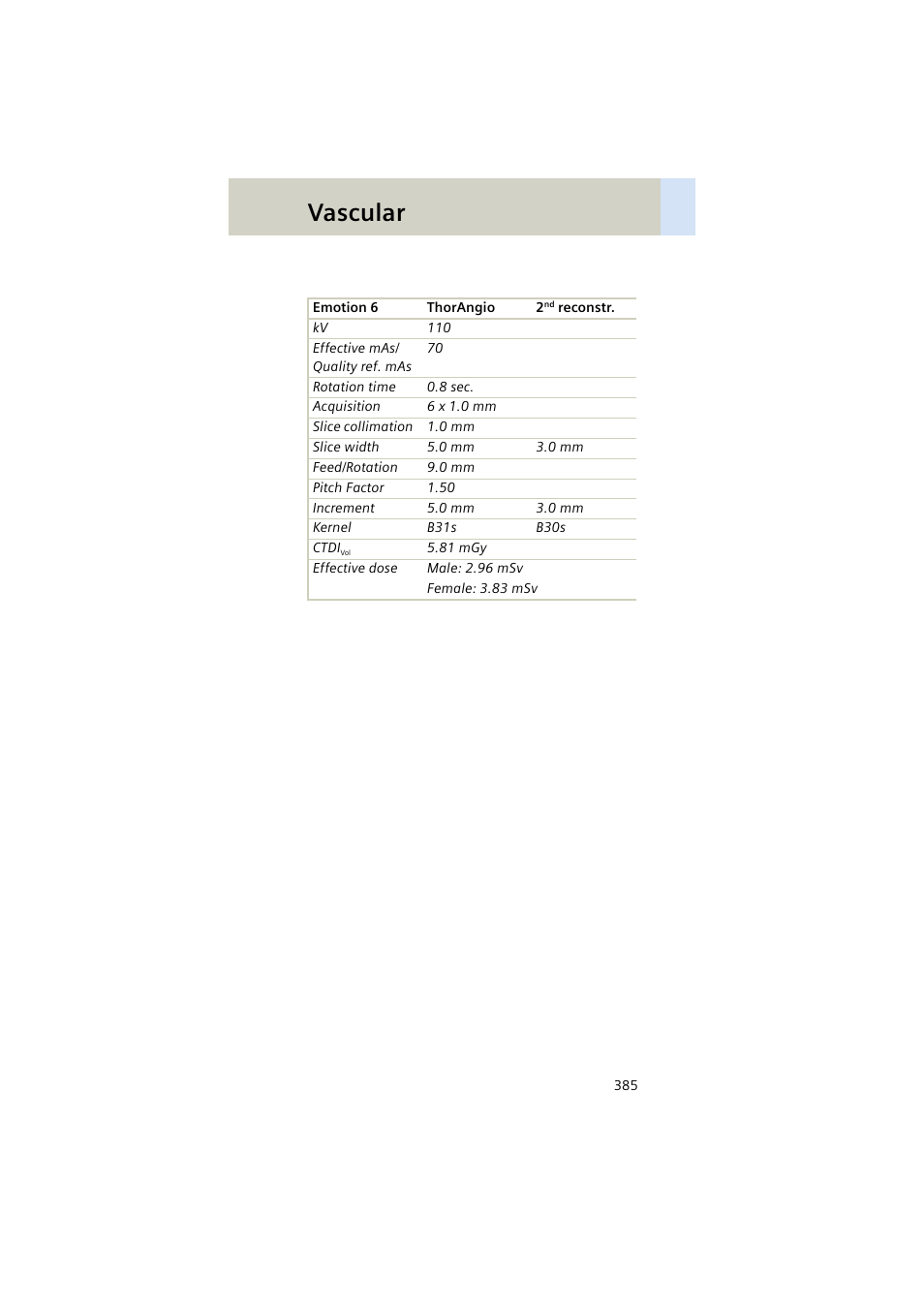 Vascular | Siemens EMOTION 16-Jun User Manual | Page 385 / 590