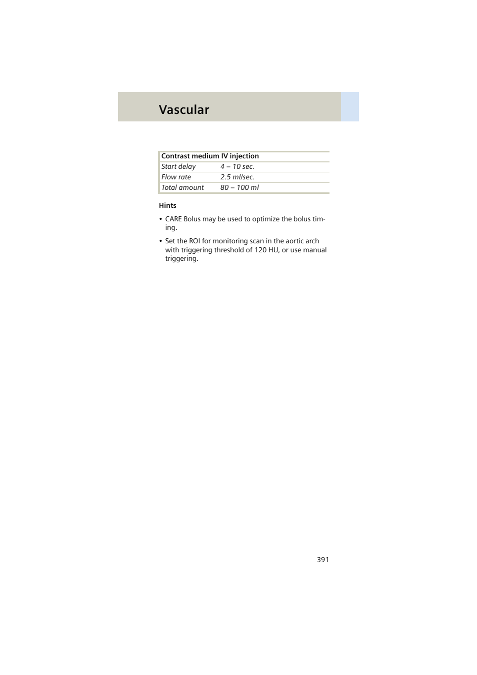 Vascular | Siemens EMOTION 16-Jun User Manual | Page 391 / 590