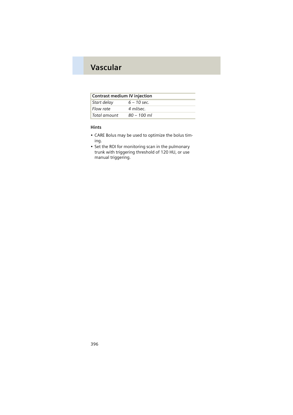 Vascular | Siemens EMOTION 16-Jun User Manual | Page 396 / 590