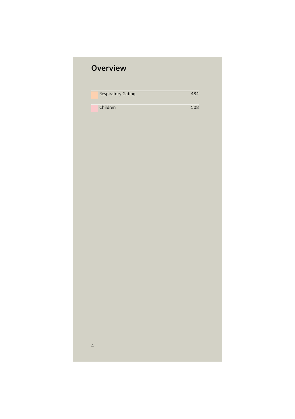 Overview | Siemens EMOTION 16-Jun User Manual | Page 4 / 590