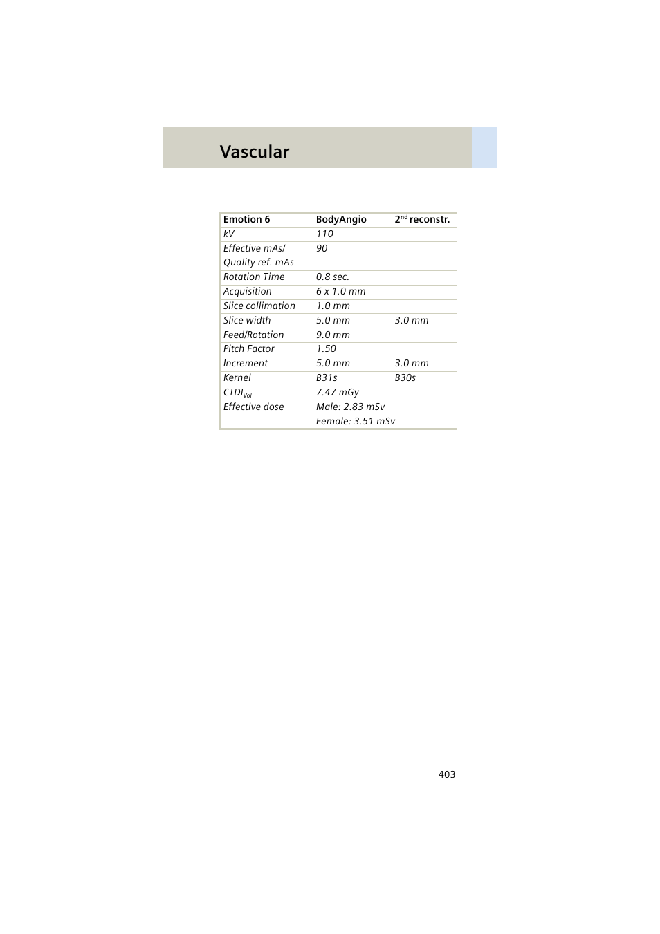 Vascular | Siemens EMOTION 16-Jun User Manual | Page 403 / 590