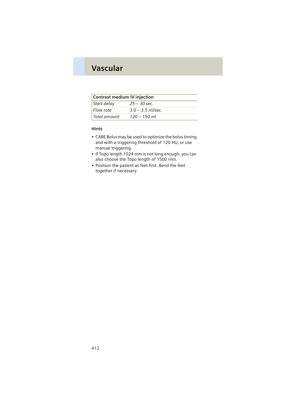 Vascular | Siemens EMOTION 16-Jun User Manual | Page 412 / 590