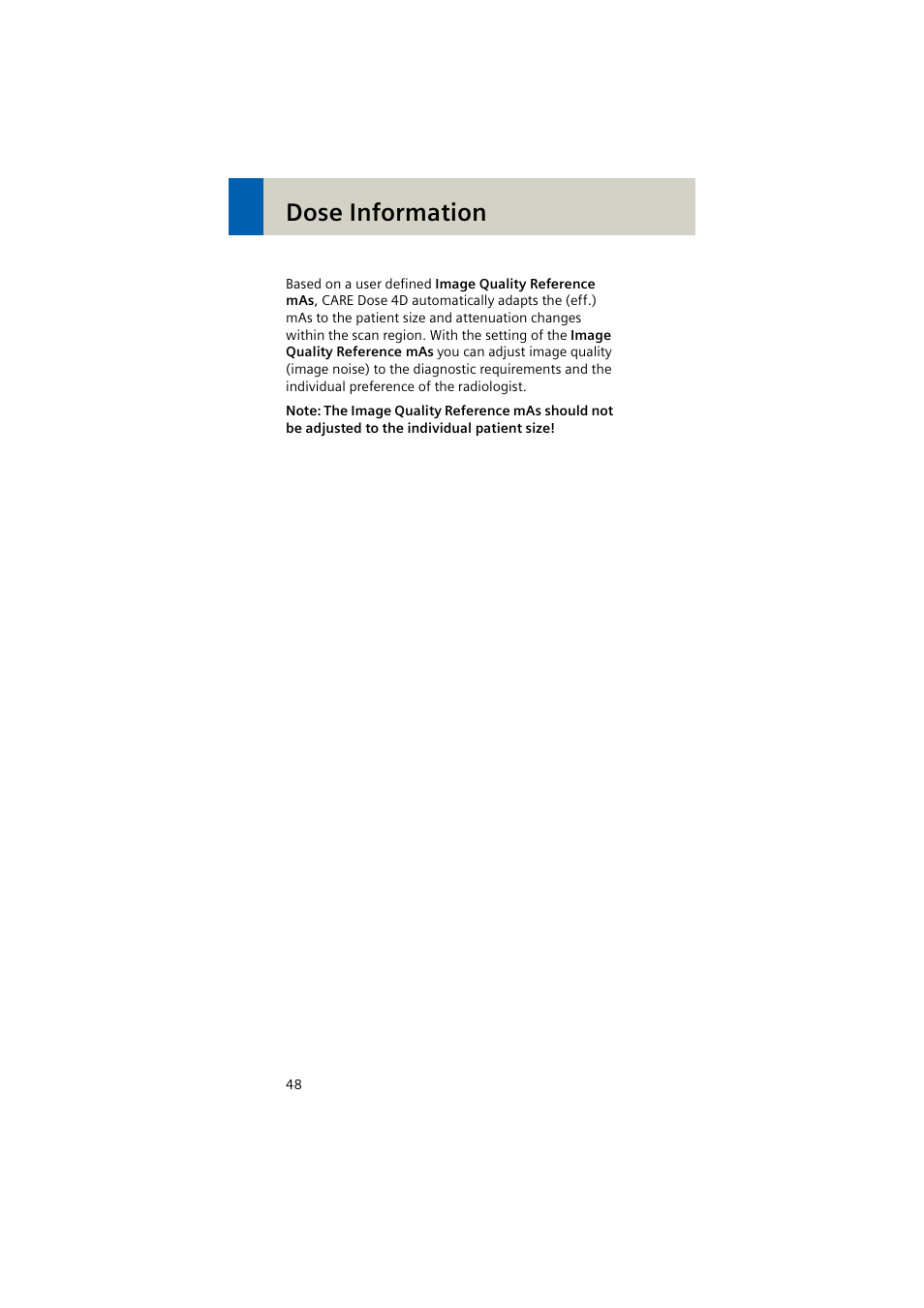 Dose information | Siemens EMOTION 16-Jun User Manual | Page 48 / 590