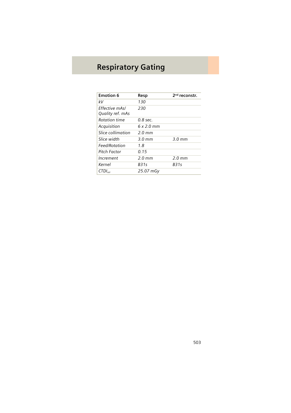 Respiratory gating | Siemens EMOTION 16-Jun User Manual | Page 503 / 590