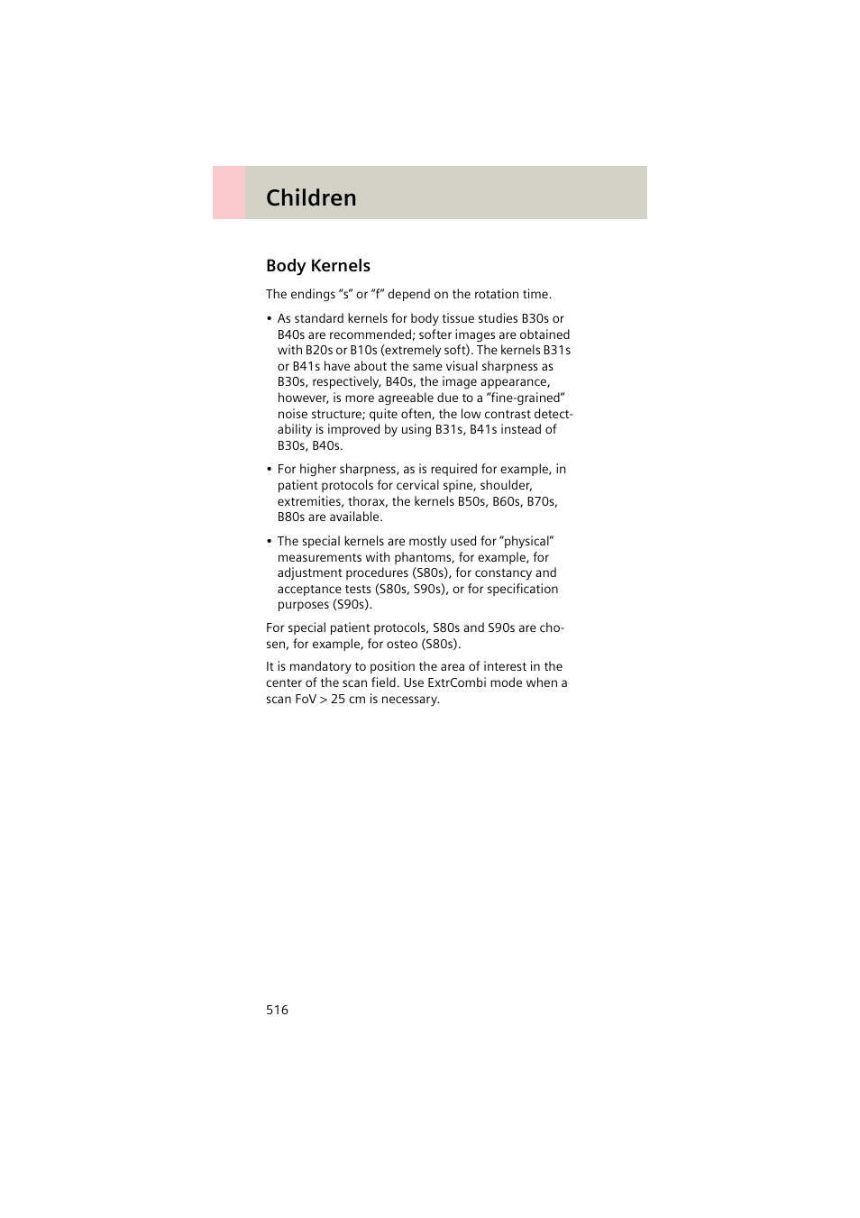 Body kernels, Children | Siemens EMOTION 16-Jun User Manual | Page 516 / 590