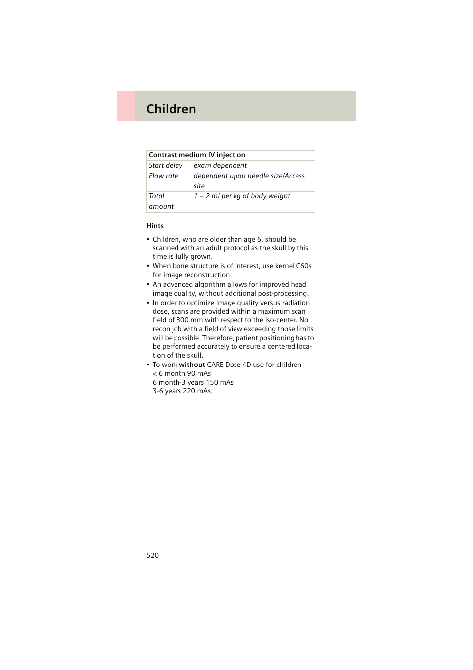 Children | Siemens EMOTION 16-Jun User Manual | Page 520 / 590