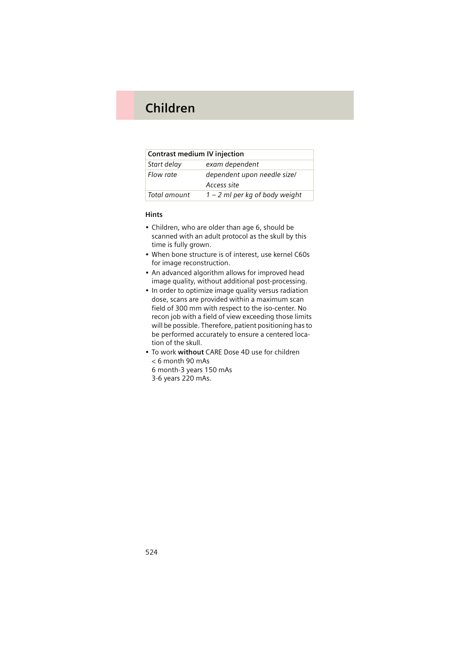 Children | Siemens EMOTION 16-Jun User Manual | Page 524 / 590