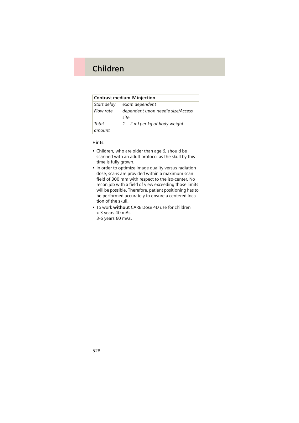 Children | Siemens EMOTION 16-Jun User Manual | Page 528 / 590