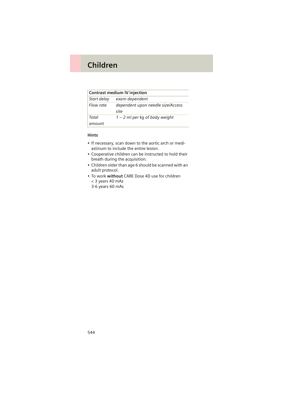 Children | Siemens EMOTION 16-Jun User Manual | Page 544 / 590