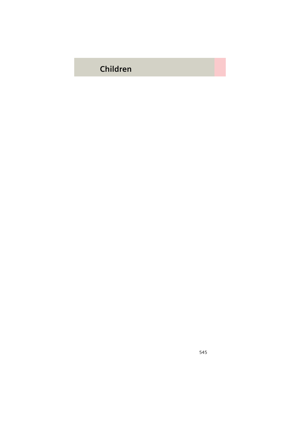 Children | Siemens EMOTION 16-Jun User Manual | Page 545 / 590