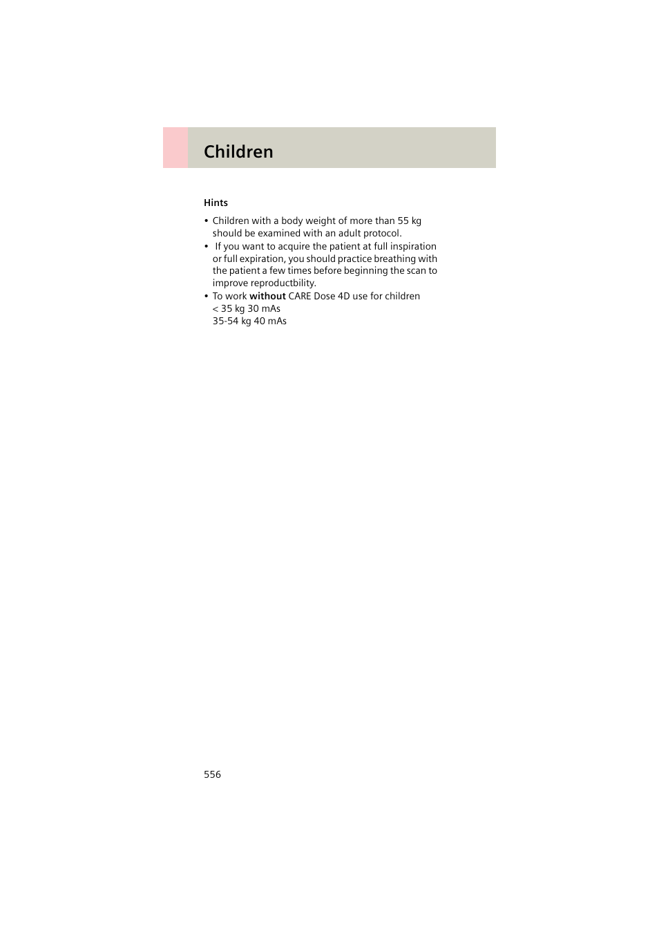 Children | Siemens EMOTION 16-Jun User Manual | Page 556 / 590