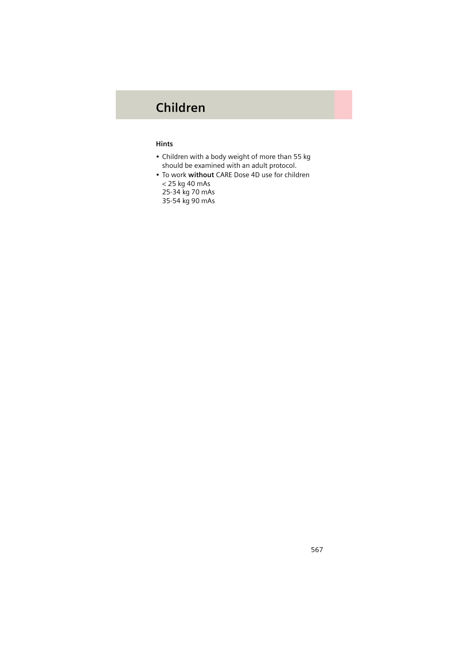 Children | Siemens EMOTION 16-Jun User Manual | Page 567 / 590