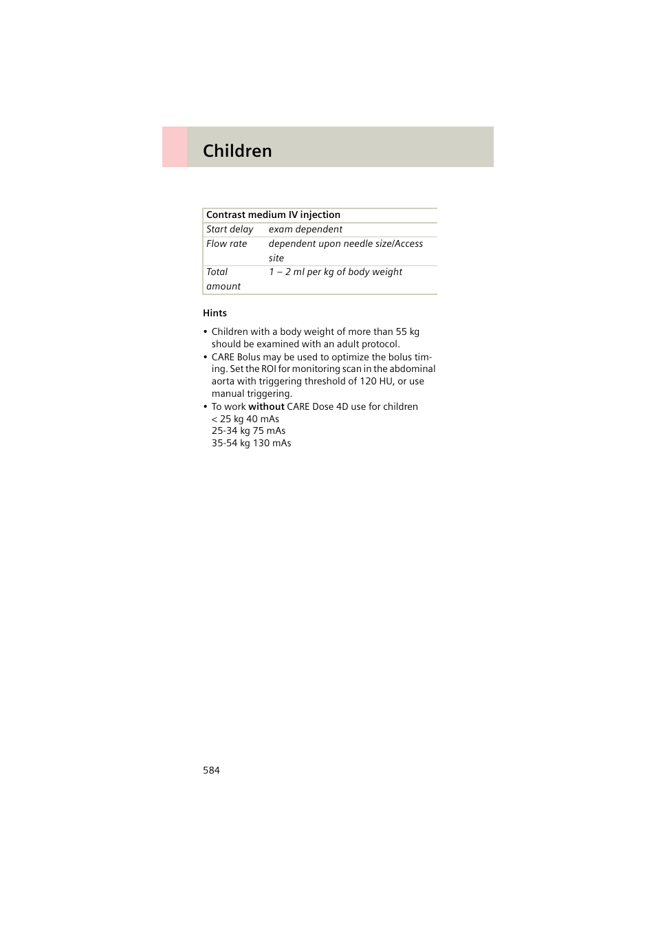 Children | Siemens EMOTION 16-Jun User Manual | Page 584 / 590