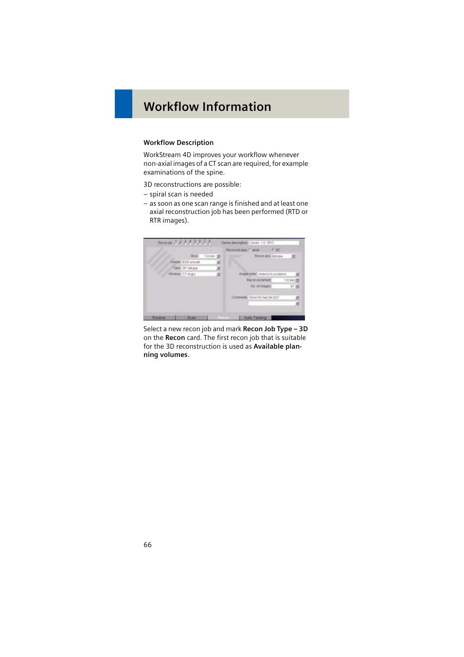 Workflow information | Siemens EMOTION 16-Jun User Manual | Page 66 / 590