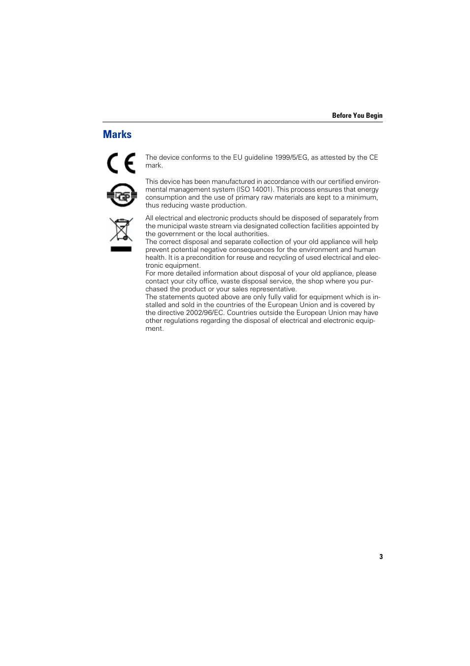 Marks | Siemens HIPATH 5000 User Manual | Page 3 / 72