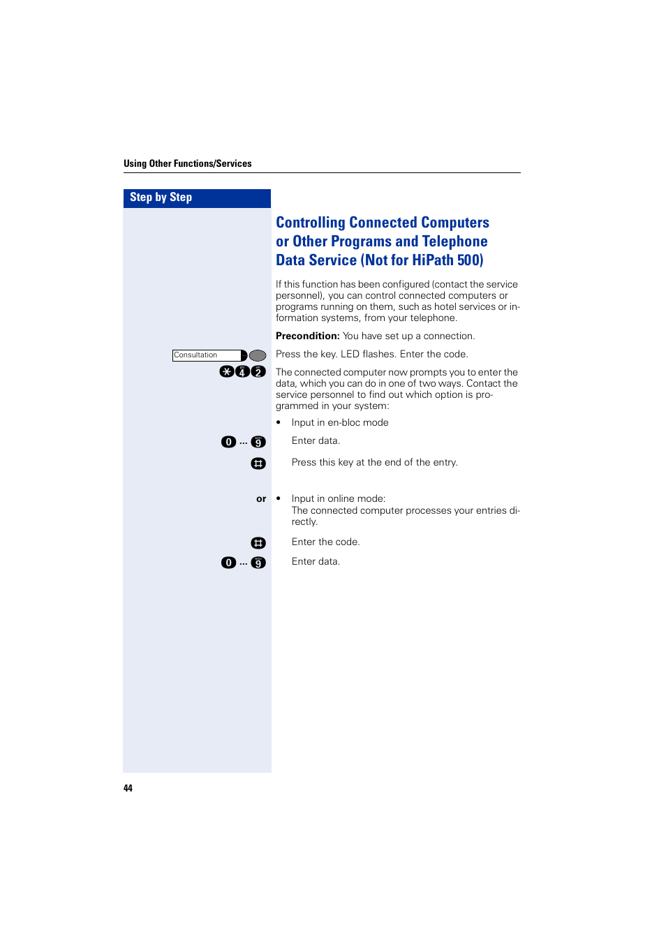 Siemens HIPATH 5000 User Manual | Page 44 / 72