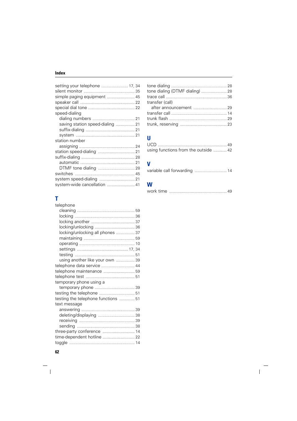 Siemens HIPATH 5000 User Manual | Page 62 / 72