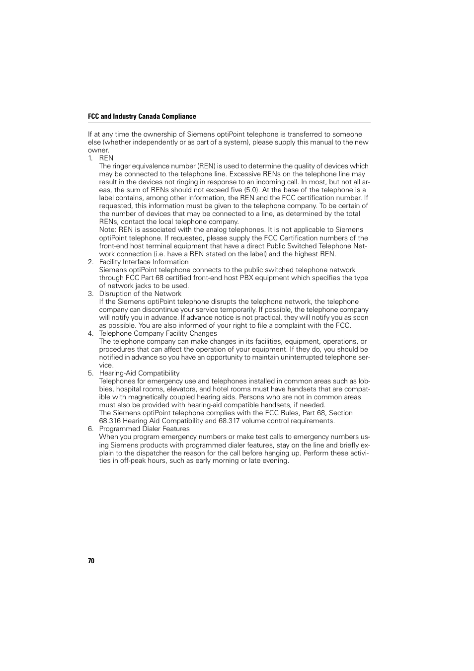 Siemens HIPATH 5000 User Manual | Page 70 / 72