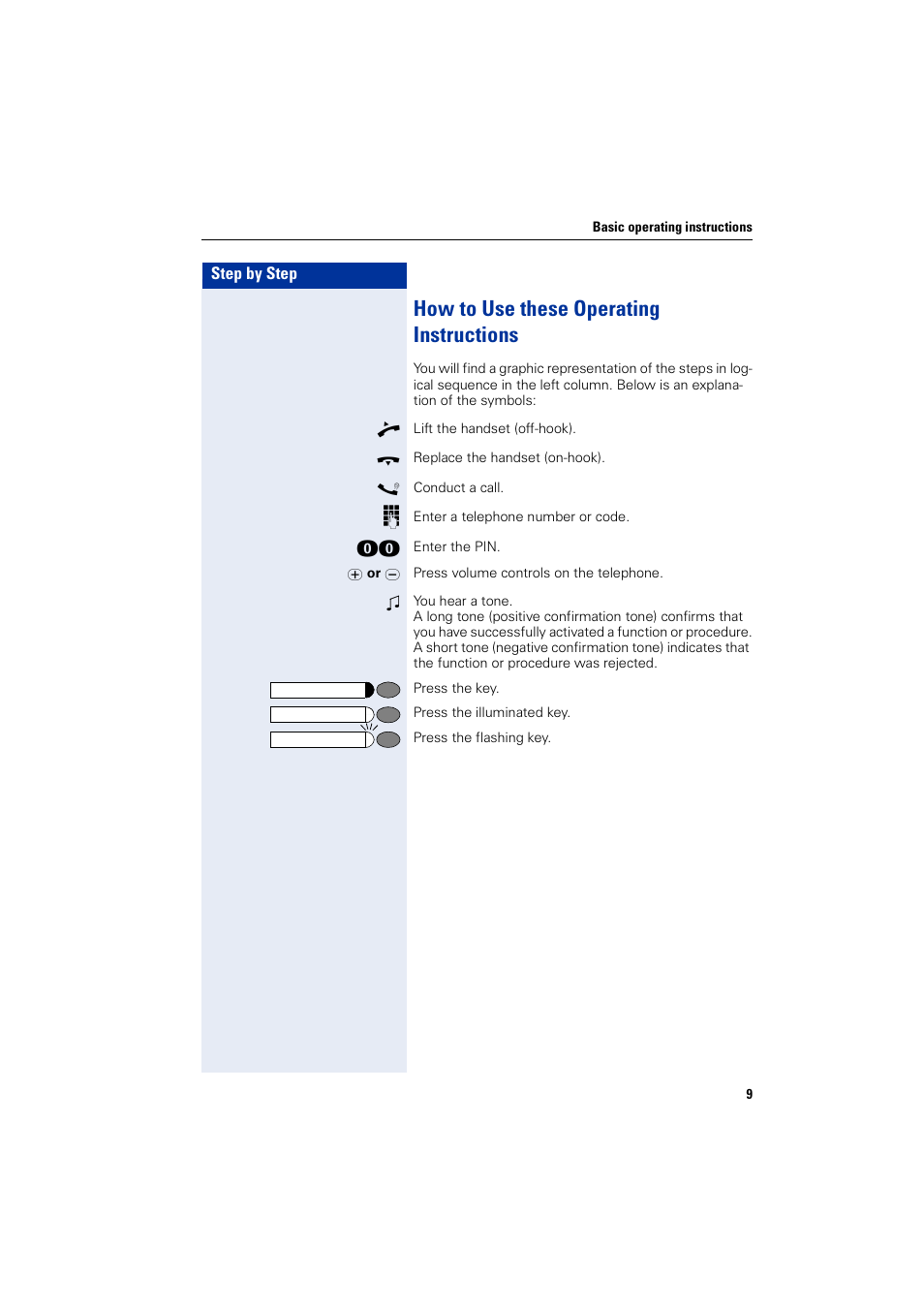 How to use these operating instructions, How to use these operating instructions | Siemens HIPATH 5000 User Manual | Page 9 / 72