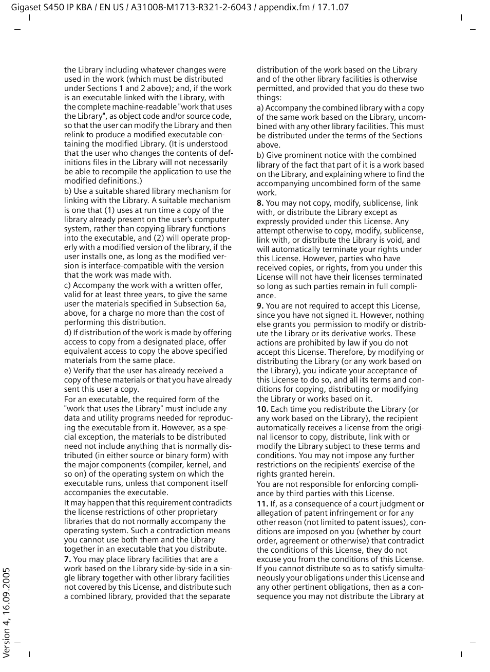 Siemens Gigaset S450IP User Manual | Page 41 / 44