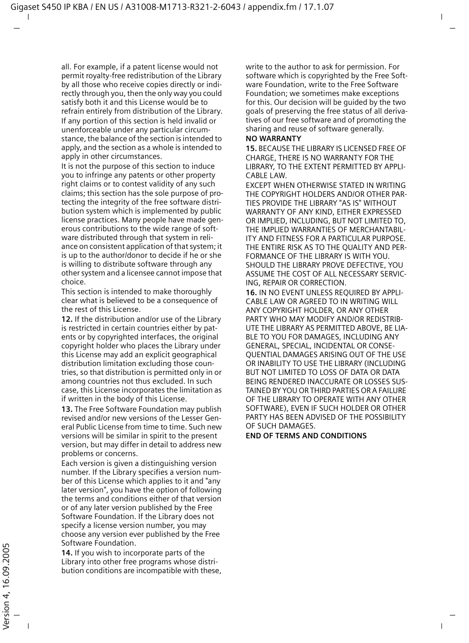 Siemens Gigaset S450IP User Manual | Page 42 / 44