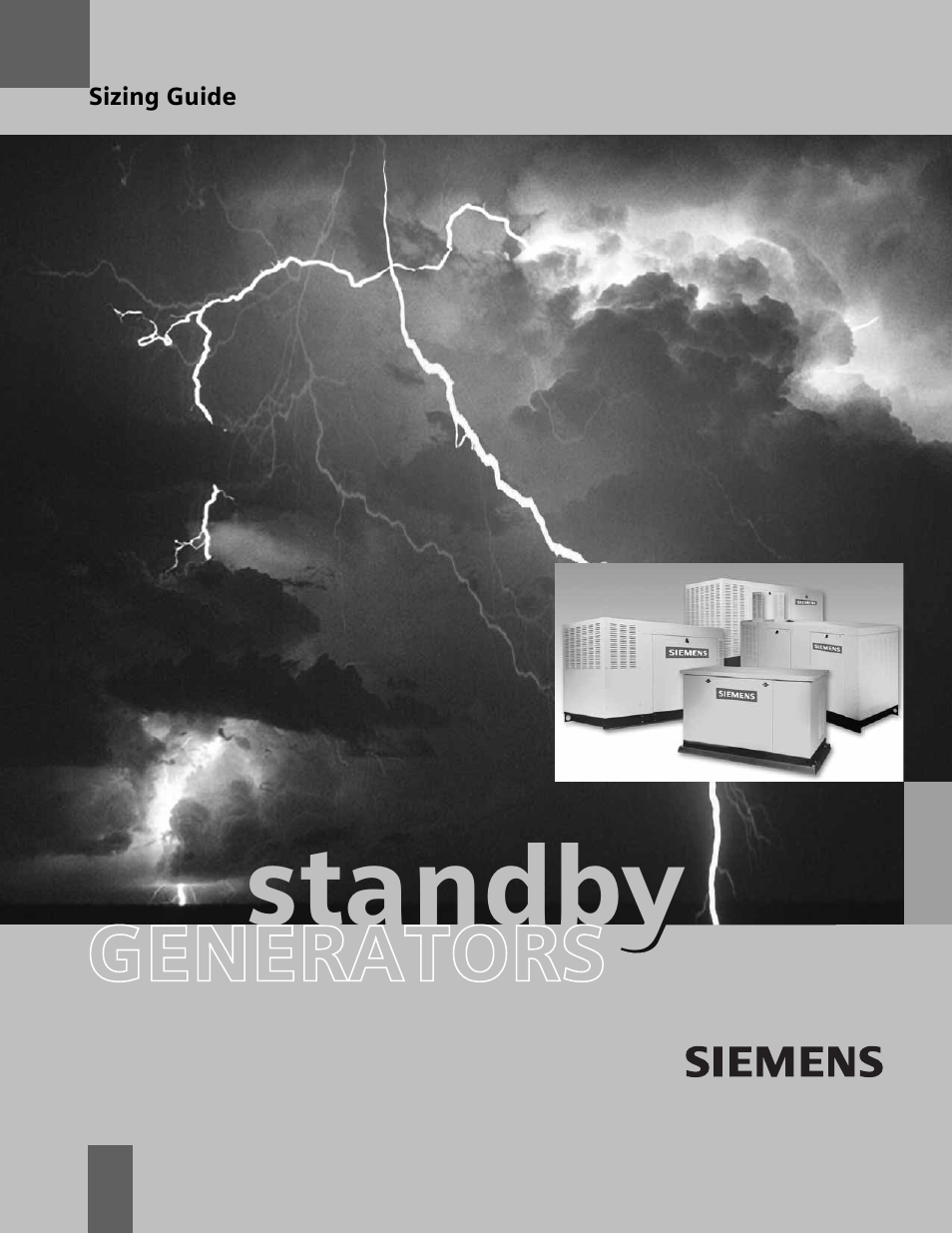 Siemens Standby Generators User Manual | 16 pages