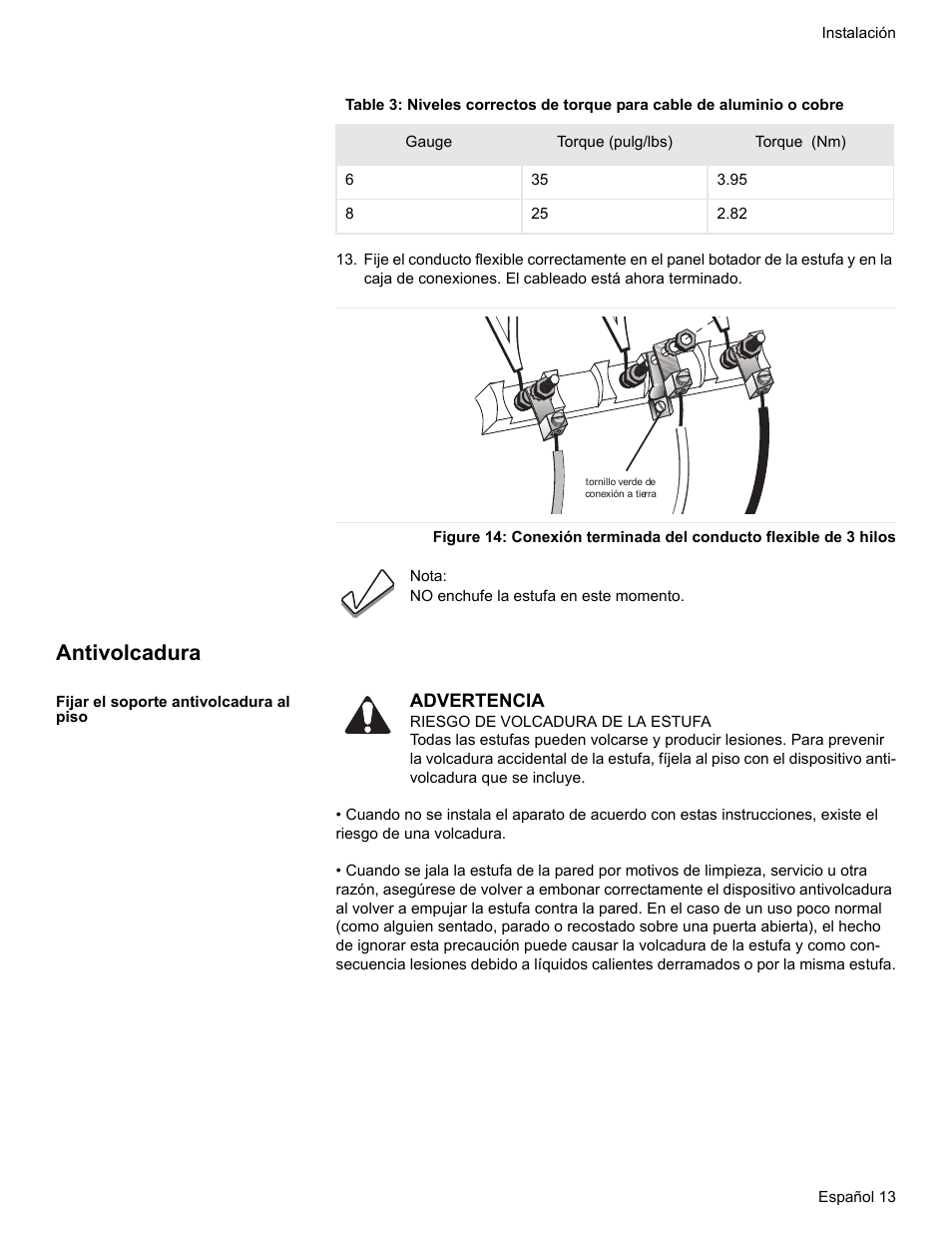 Antivolcadura, Fijar el soporte antivolcadura al piso | Siemens HE2528U User Manual | Page 51 / 56