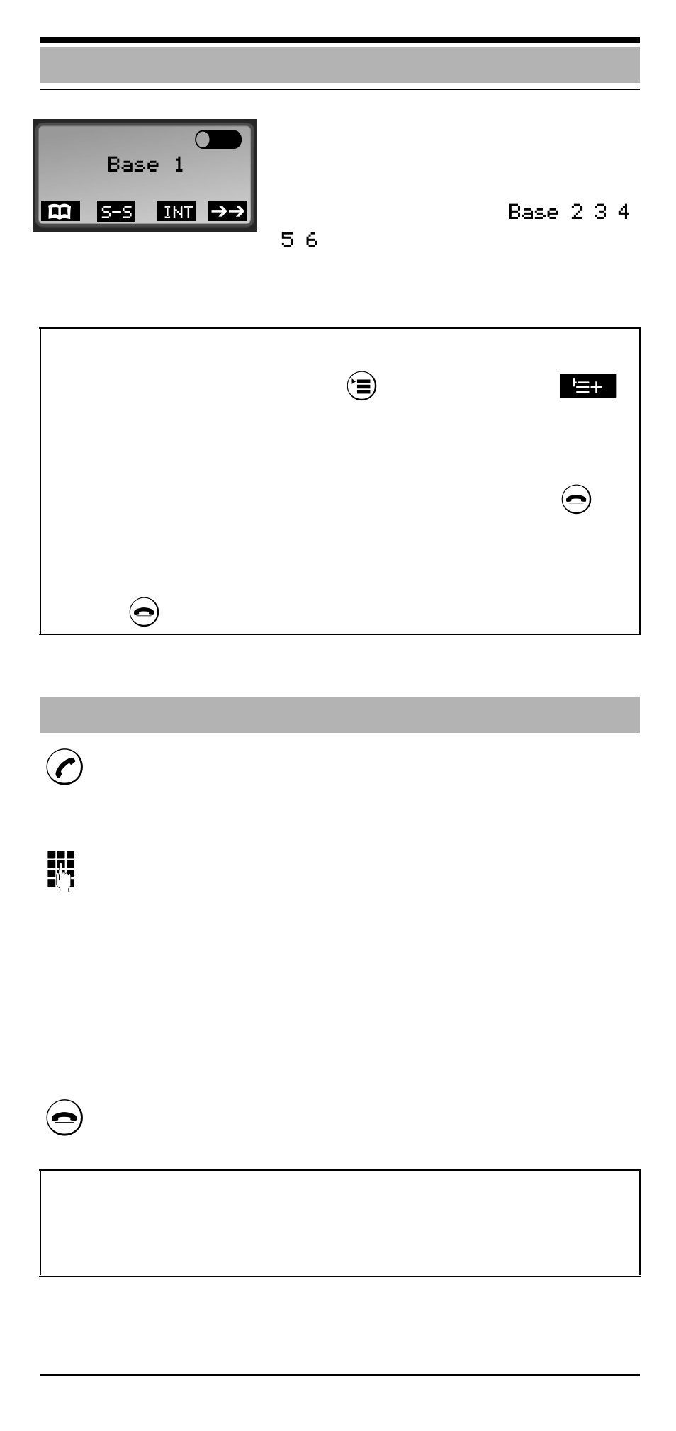 Telephone functions, Internal dialling | Siemens Hicom cordless EM User Manual | Page 22 / 68