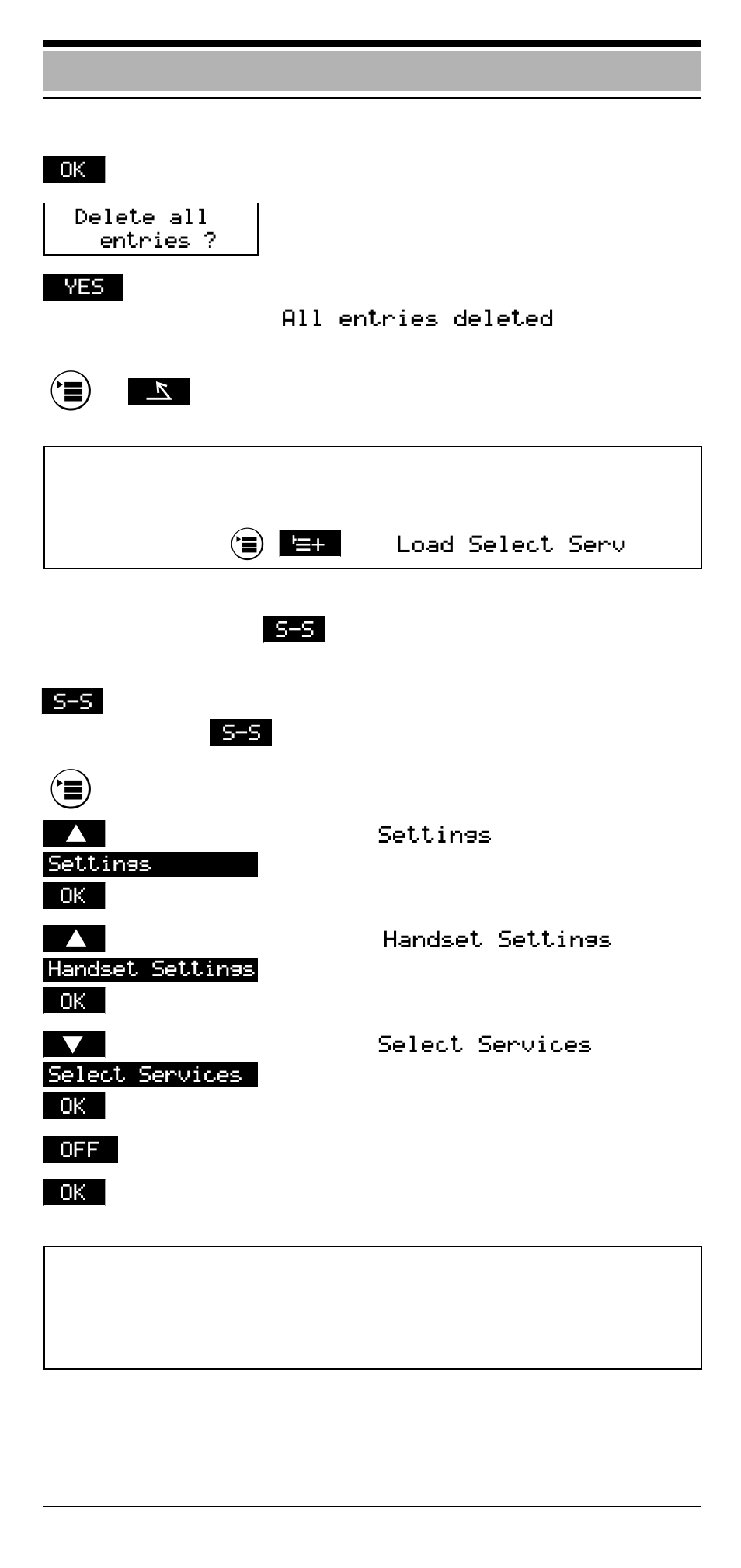 Settings | Siemens Hicom cordless EM User Manual | Page 55 / 68