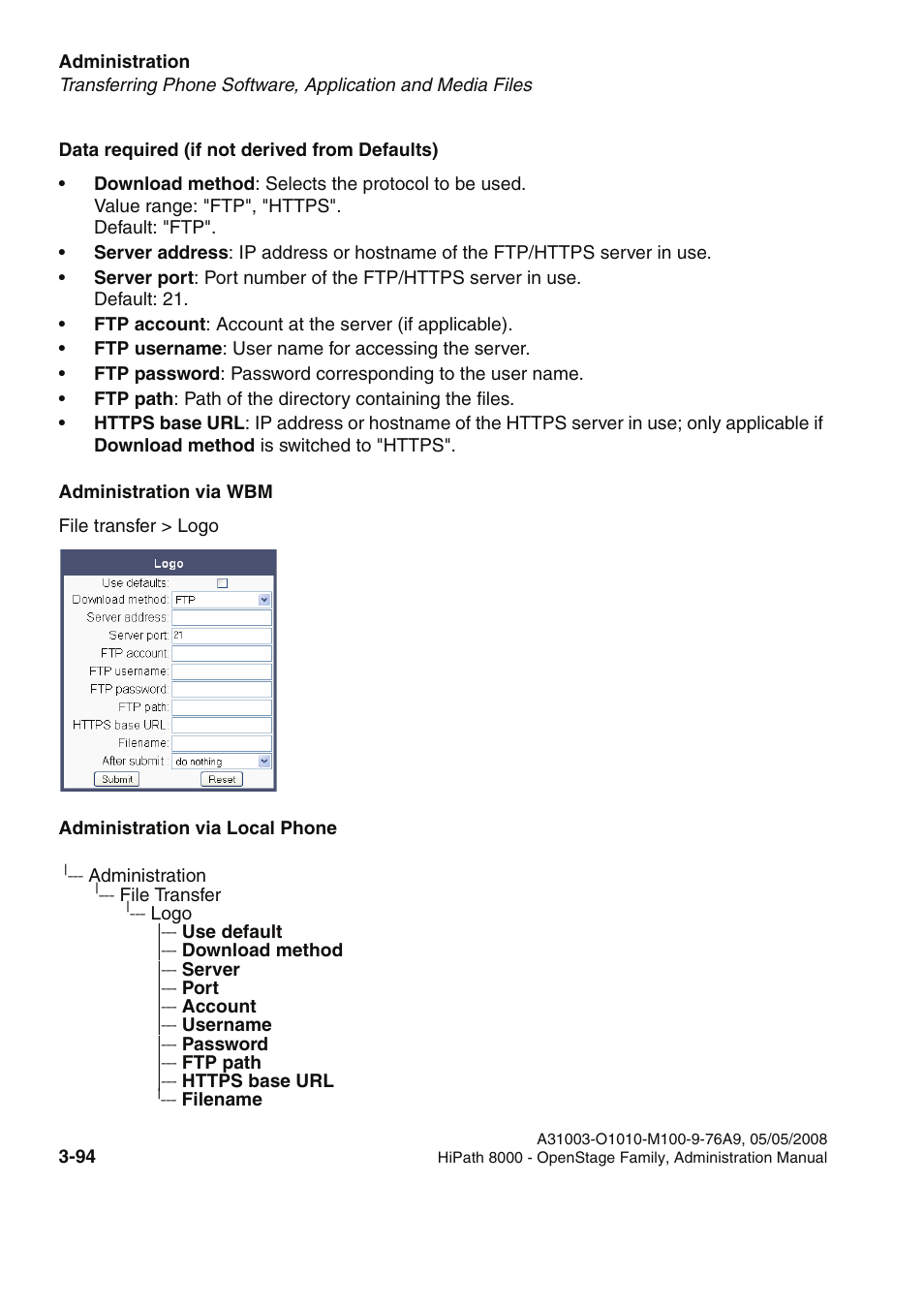 Siemens HIPATH 20 User Manual | Page 136 / 258