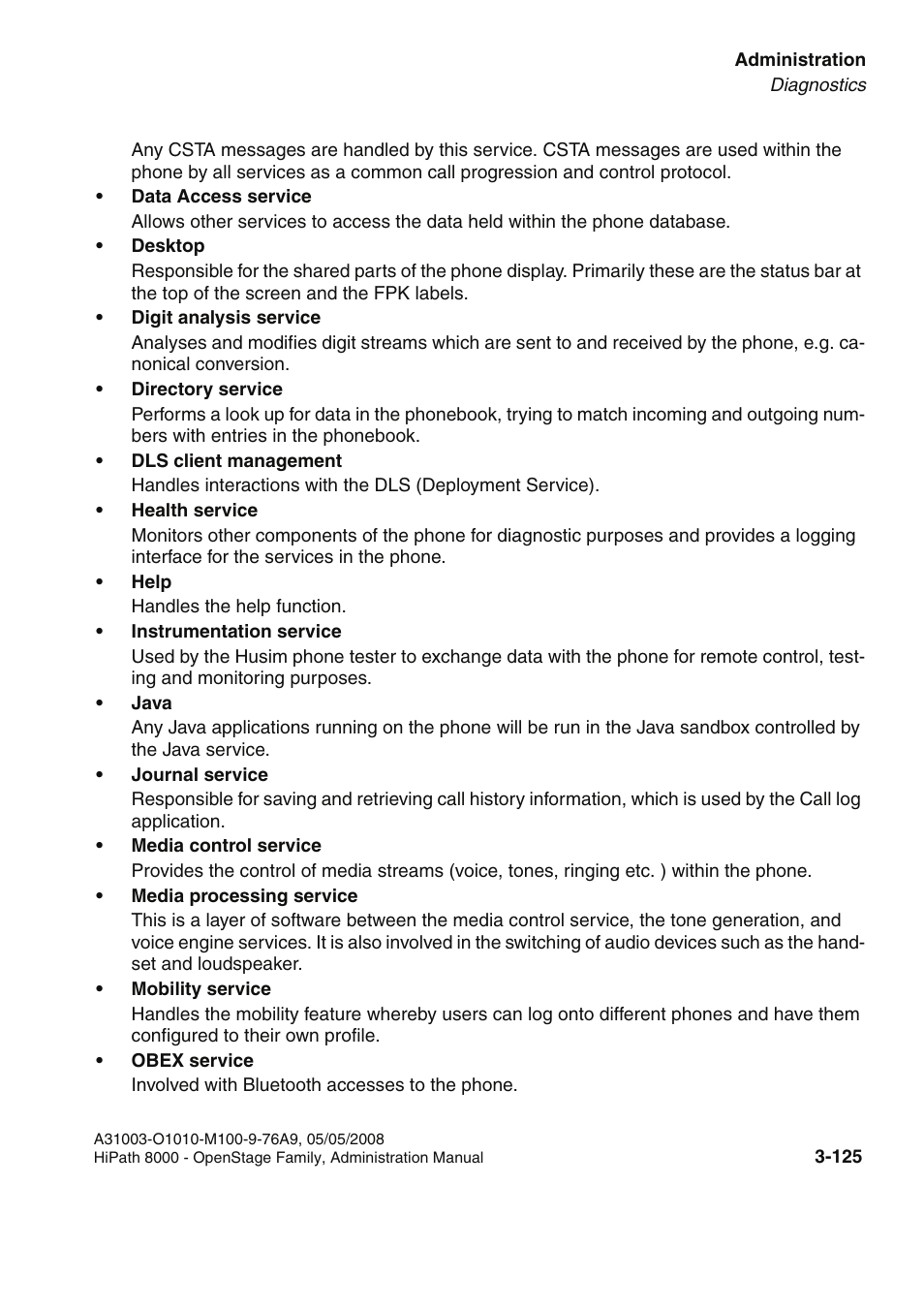 Siemens HIPATH 20 User Manual | Page 167 / 258