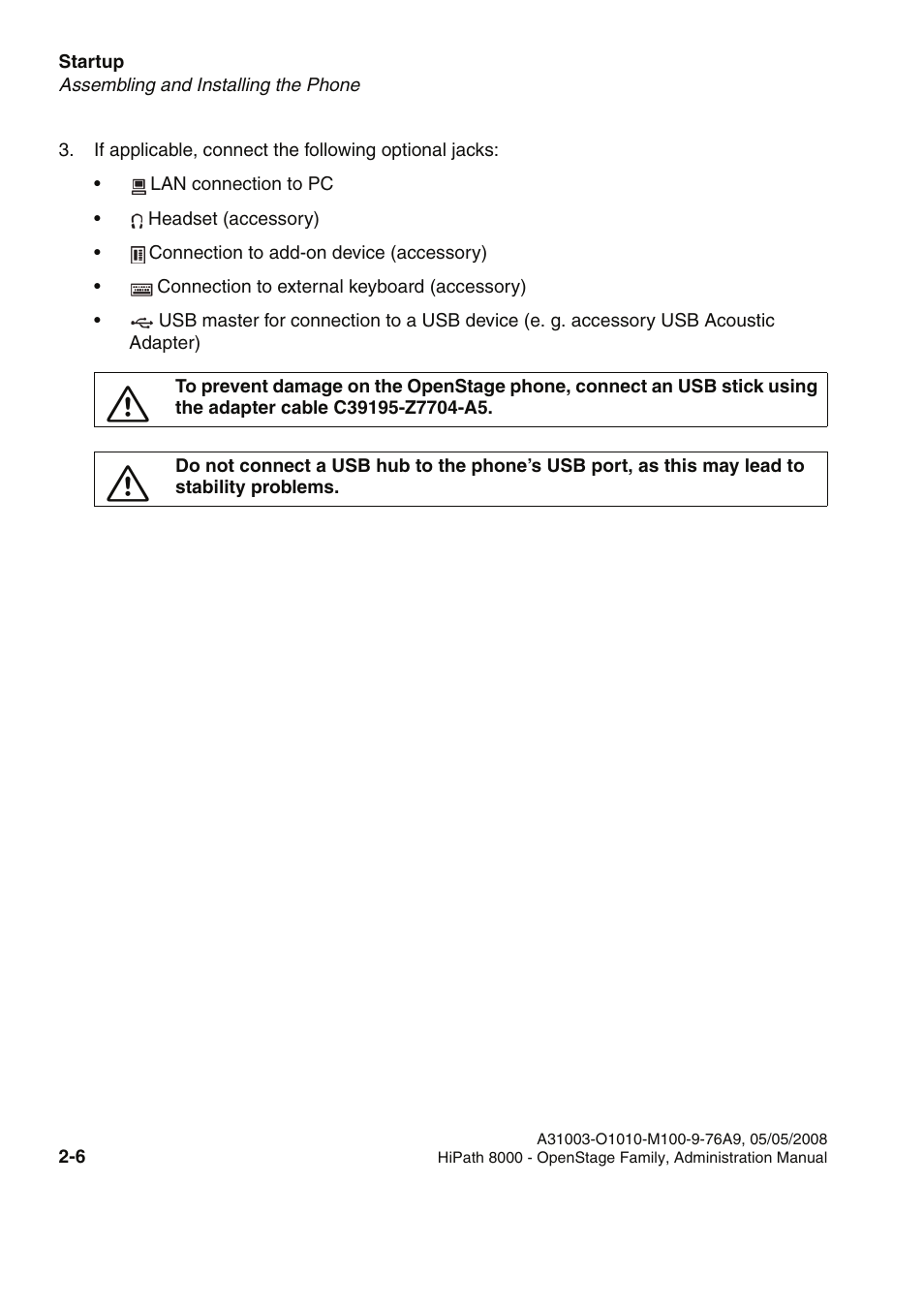 Siemens HIPATH 20 User Manual | Page 22 / 258