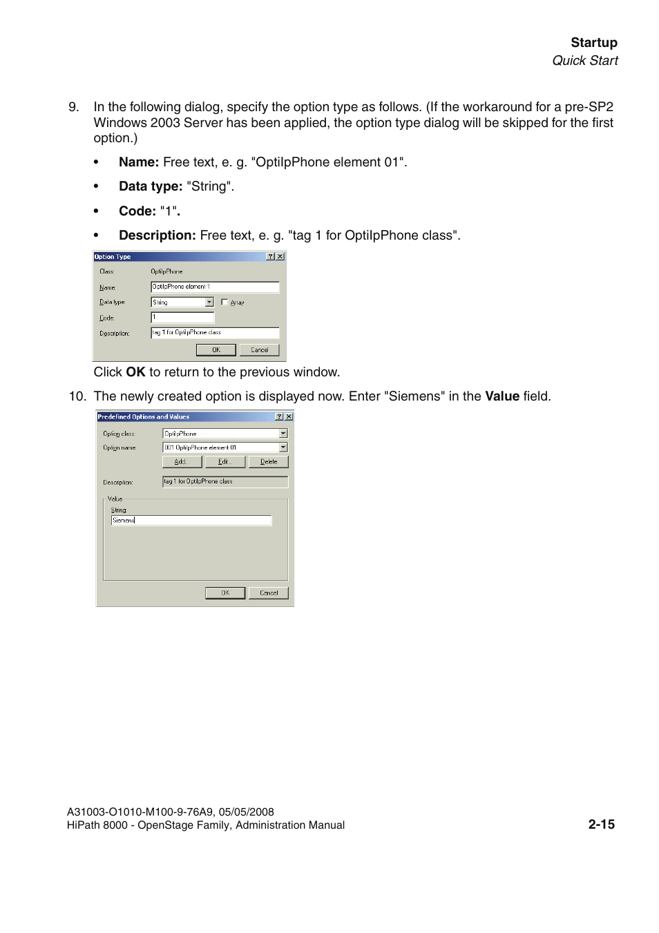 Siemens HIPATH 20 User Manual | Page 31 / 258