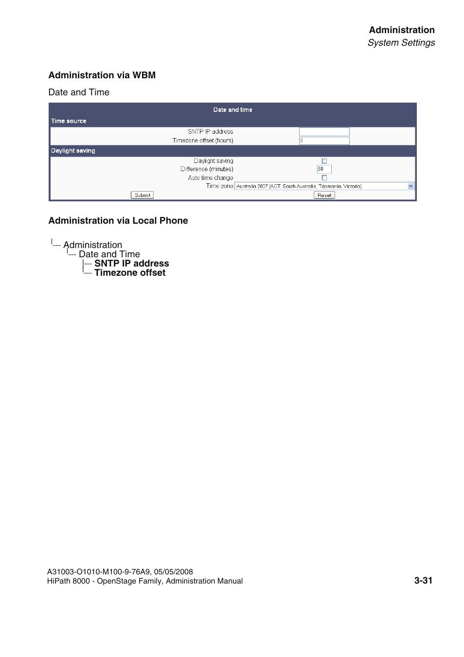 Siemens HIPATH 20 User Manual | Page 73 / 258