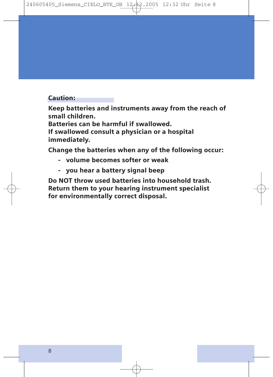 Siemens CIELO User Manual | Page 8 / 24