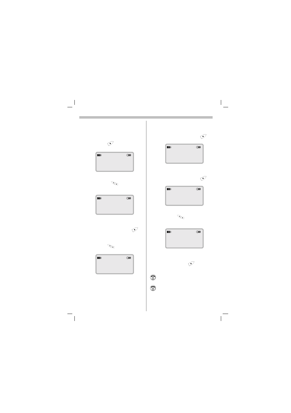 Menu control, Example: setting the language in standby | Siemens A35 User Manual | Page 6 / 43