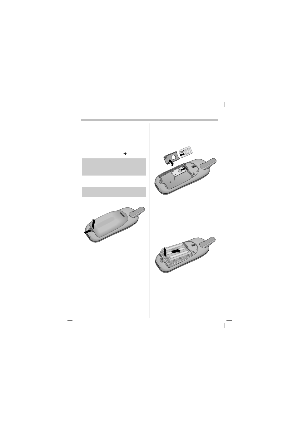 Getting started, Insert sim card, Insert and charge battery | Insert sim card 2. insert and charge battery, Insert and charge battery | Siemens A35 User Manual | Page 7 / 43