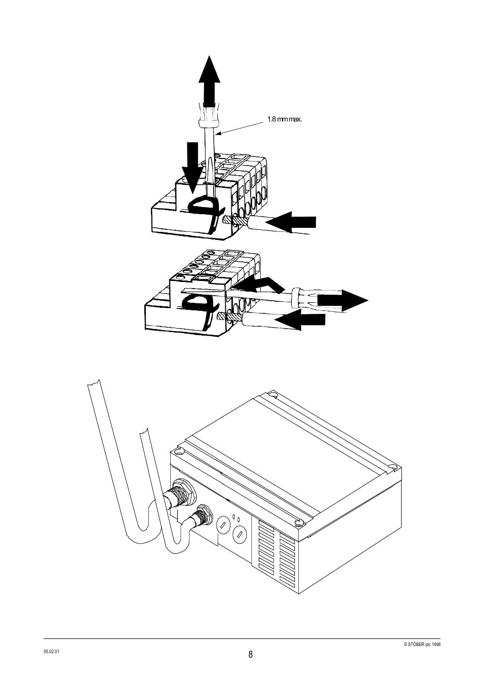 English 2. installation | Siemens Stober CombiDrive CM400/3 User Manual | Page 10 / 40