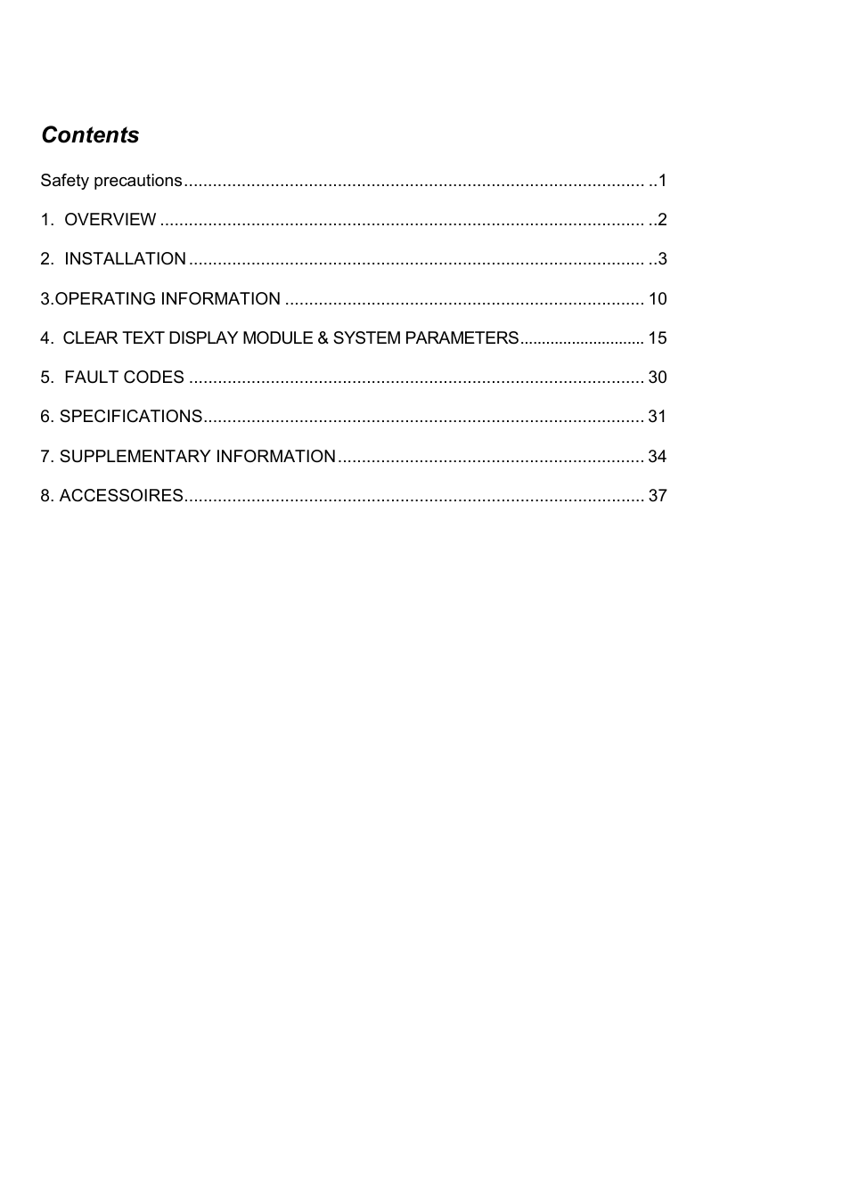 Siemens Stober CombiDrive CM400/3 User Manual | Page 2 / 40