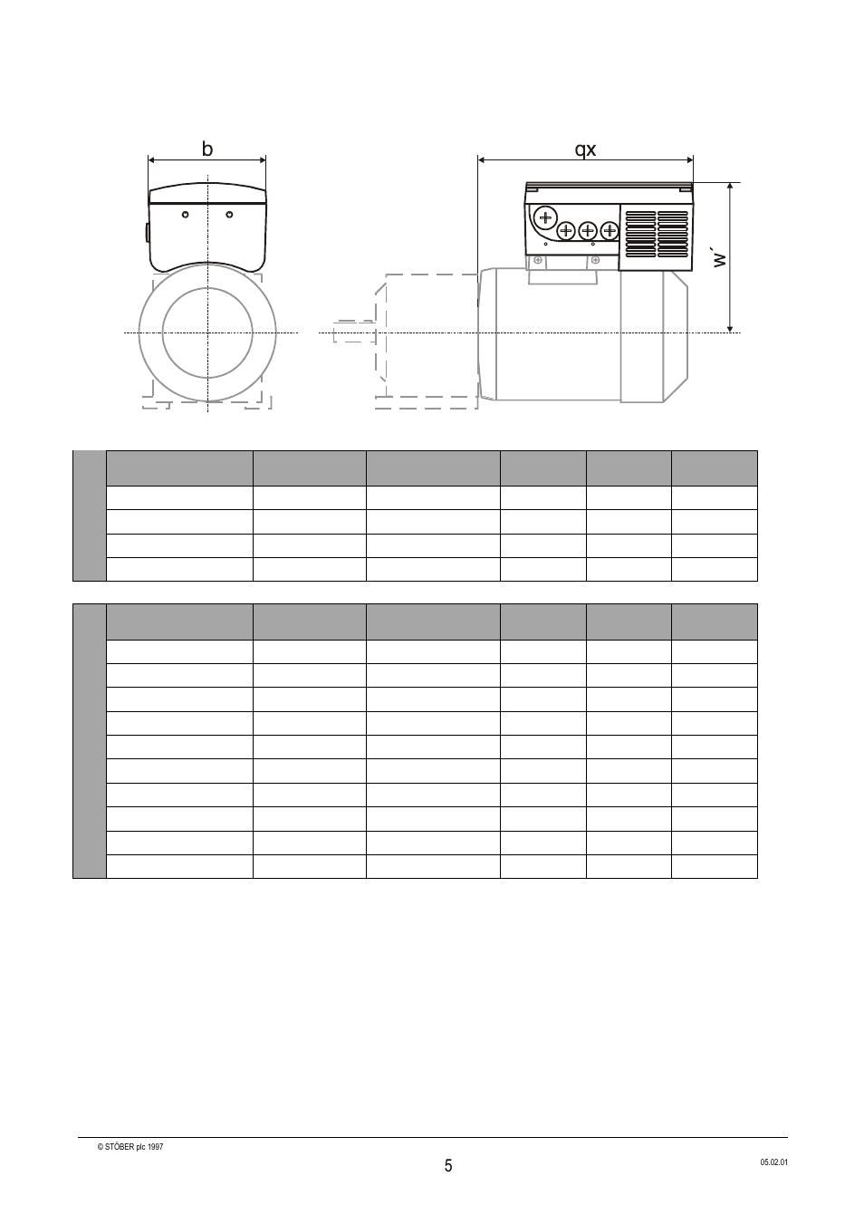 Combidrive® - dimensions, Installation english, Combidrive | Dimension | Siemens Stober CombiDrive CM400/3 User Manual | Page 7 / 40