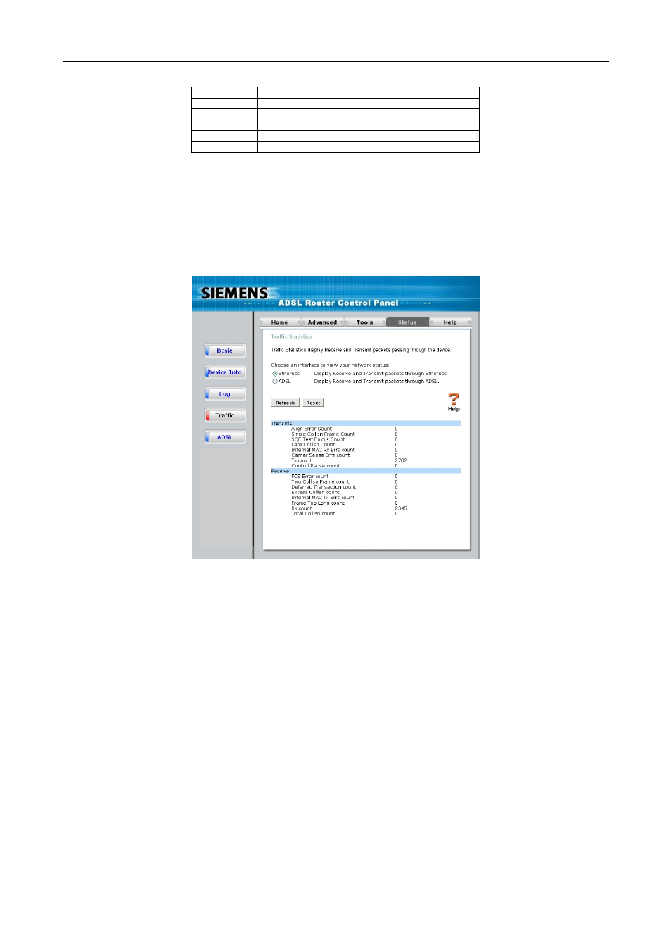 3 traffic statistics | Siemens C2-010 User Manual | Page 46 / 51