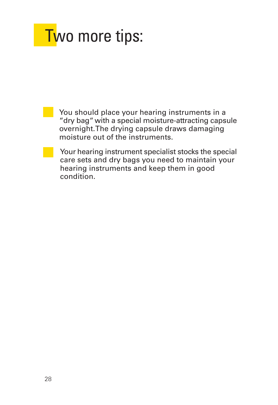 Two more tips | Siemens 2 D SP User Manual | Page 28 / 36