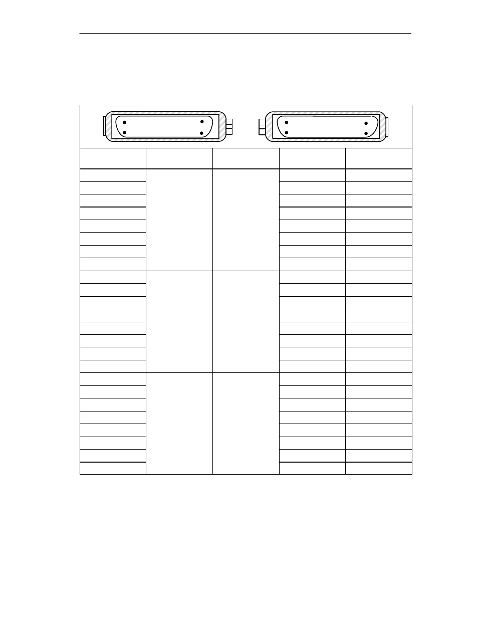 7 pin assignments of the 721 connecting cable | Siemens Simatic S7-400 User Manual | Page 395 / 638